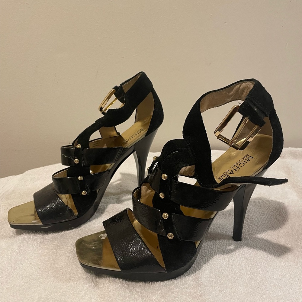 Michael by Michael Kors Black Heels